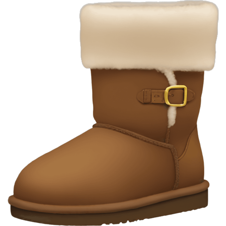 Brown ugg boots emoji