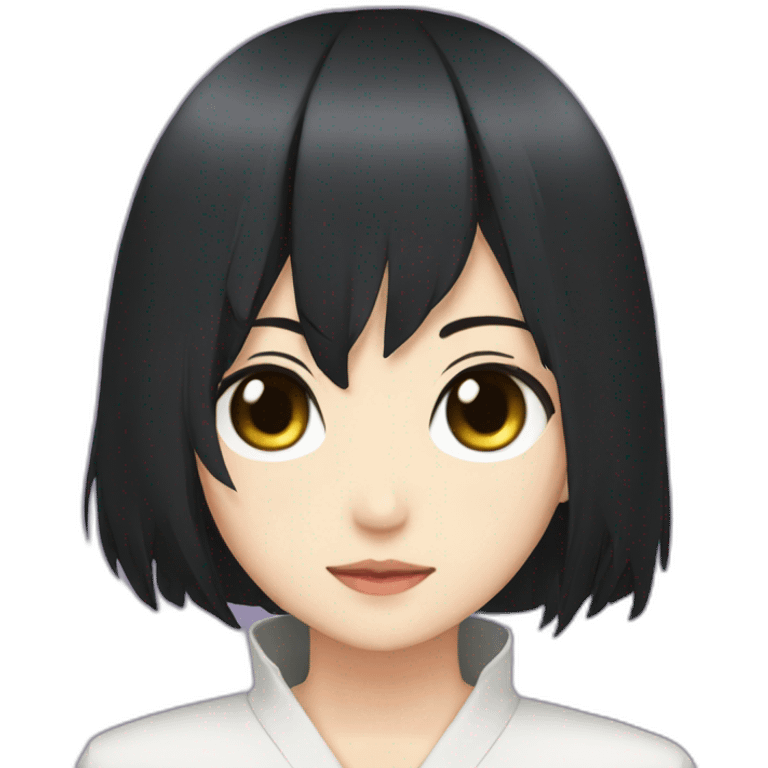 Hotaru Tomoe black hair emoji