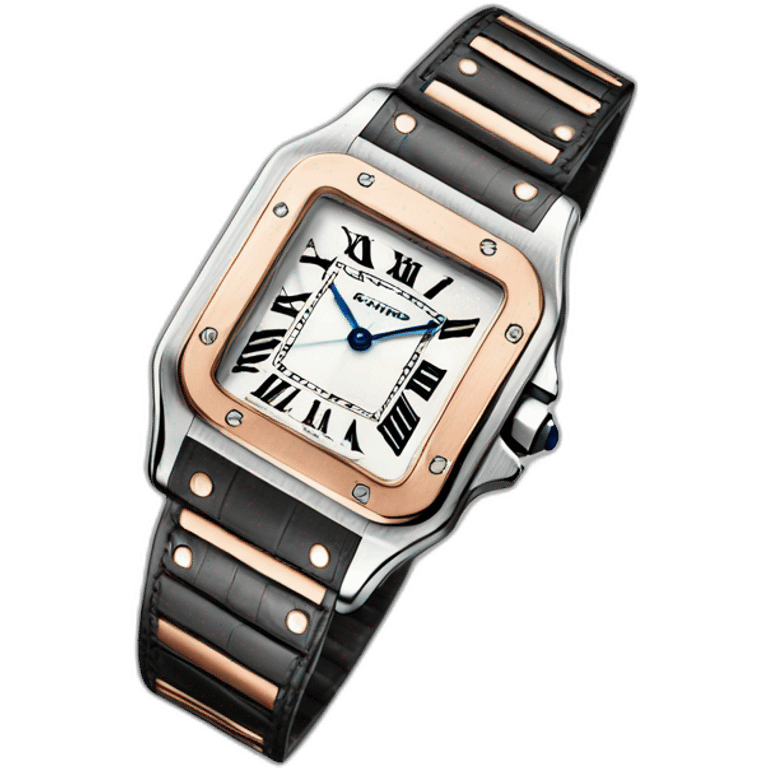 Cartier santos watch emoji