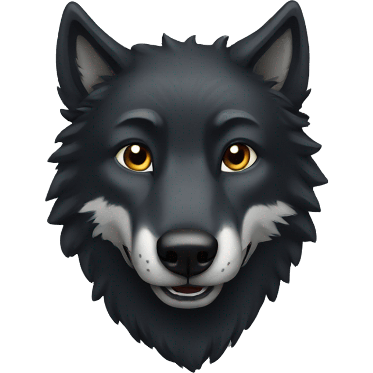 black Wolf emoji