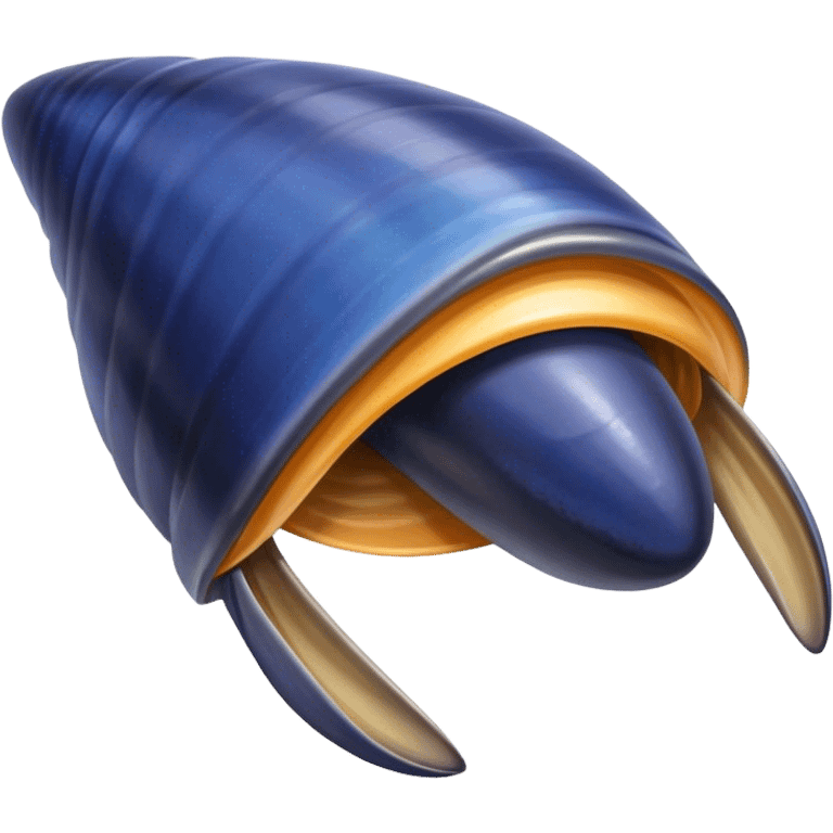 Blue mussel emoji