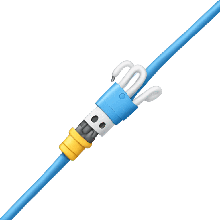 Eletric cable mickie mouse connector emoji