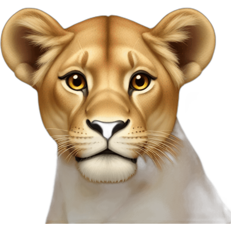 Red lioness emoji