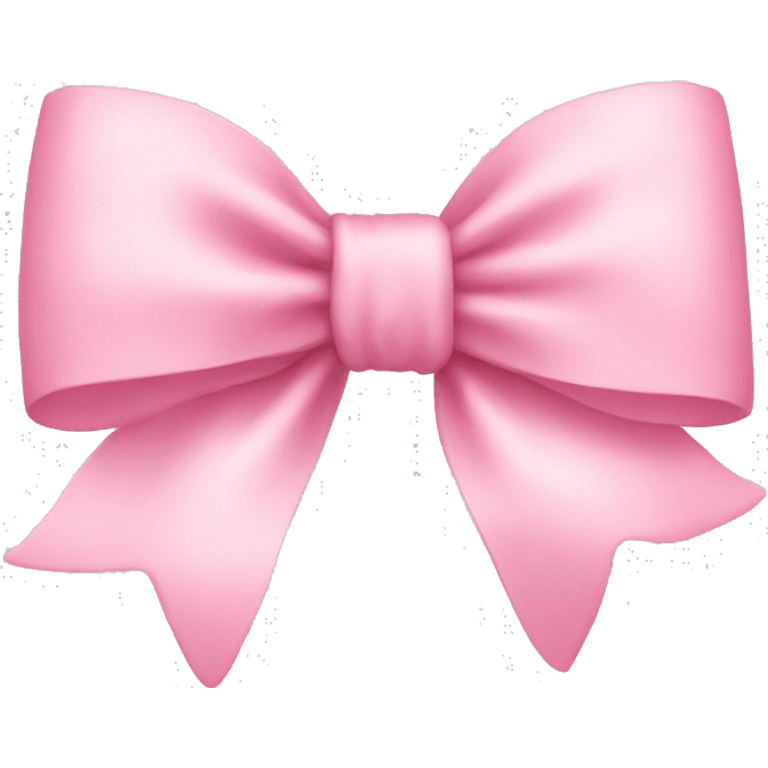 Baby pink bow emoji