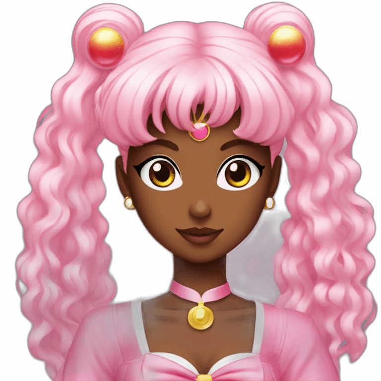 sailor moon black lady emoji