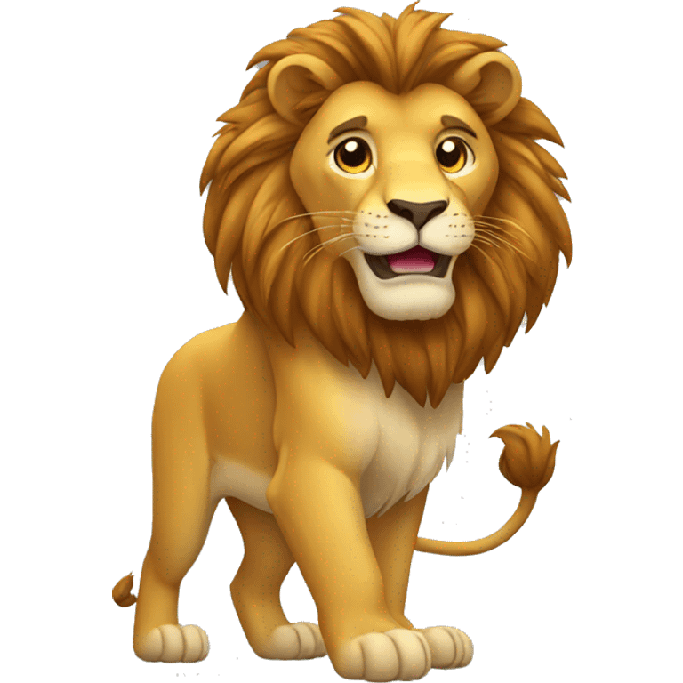 Lion with thubsup emoji