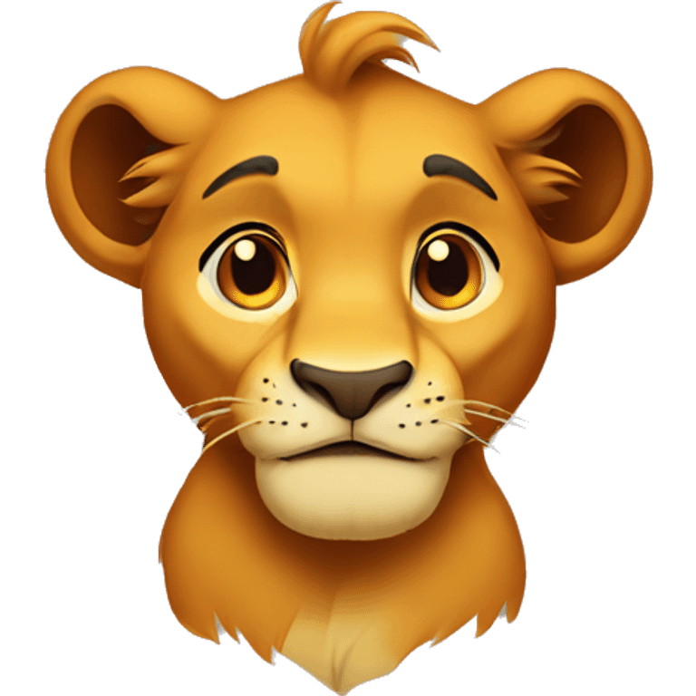 simba lion king emoji