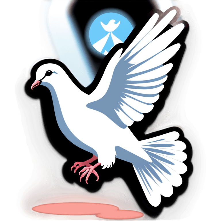 White dove emoji