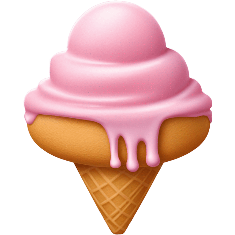 pink ice cream  emoji