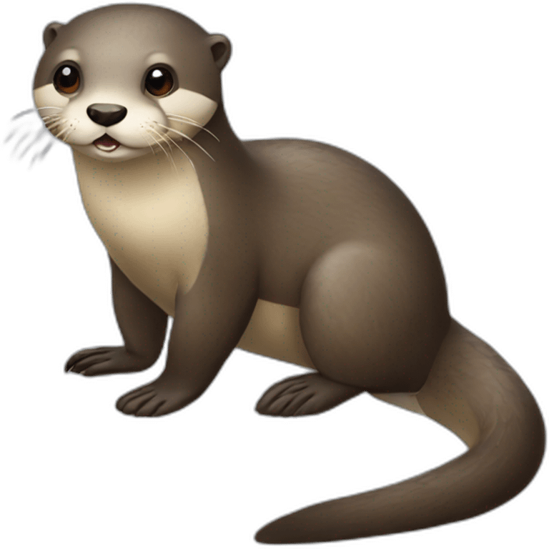 loutre sur phoque emoji