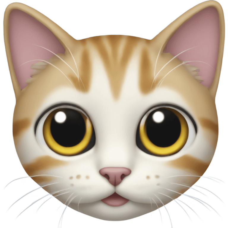 Cat with big eyes in a shoe  emoji