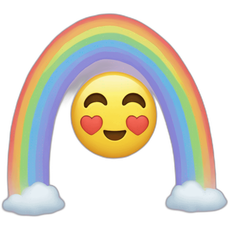 Coeur arc-en-ciel emoji