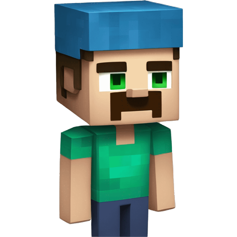 Minecraft Steve emoji