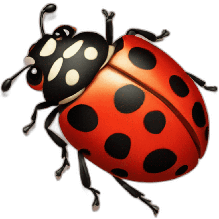 A ladybug emoji