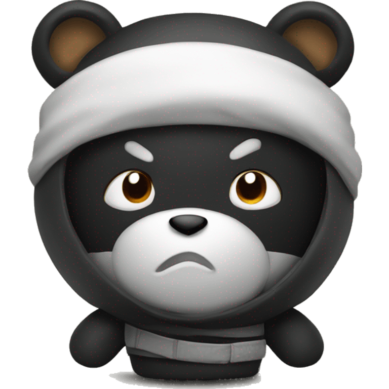 Ninja bear Ball emoji