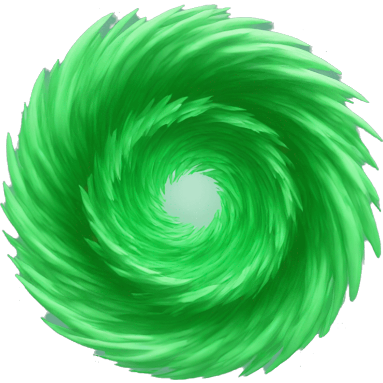 green vortex  emoji