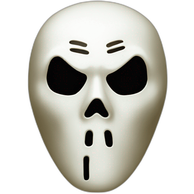 Ghostface mask emoji