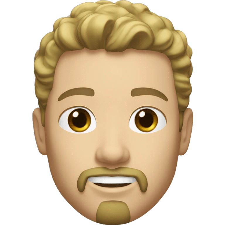 White man with goatee New York Yankees  emoji