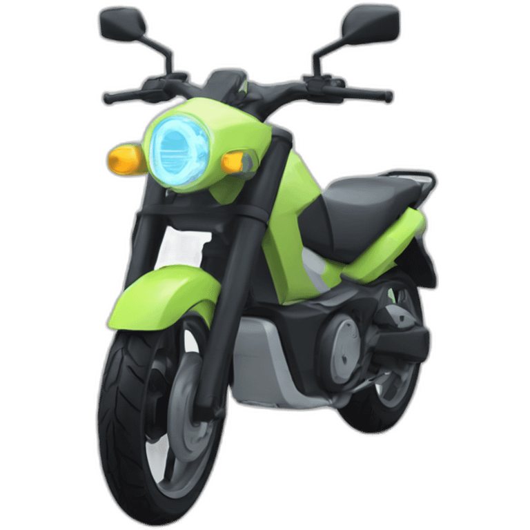 moto électrique du futur emoji