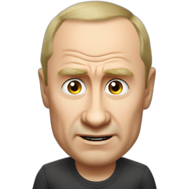 angry Putin gritted his teeth emoji