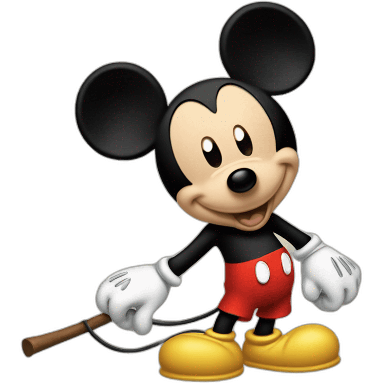 mickey mouse-comunista-hoz y martillo emoji