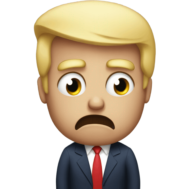 Donald trump feeling sick emoji