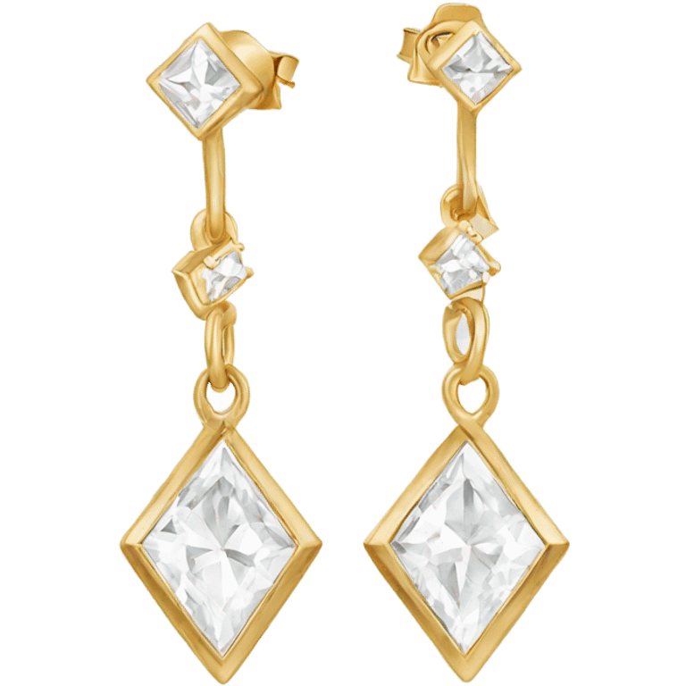 Earrings DIAMOND emoji