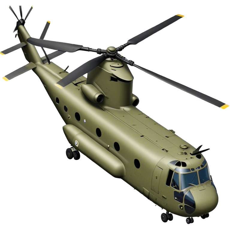 CH-47 Chinook Helicopter - boeing emoji