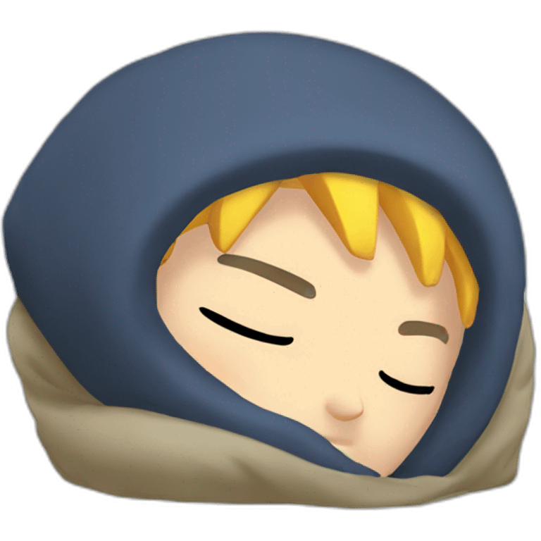 Naruto sleeping emoji