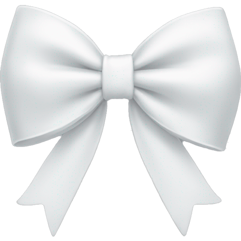 White bow emoji