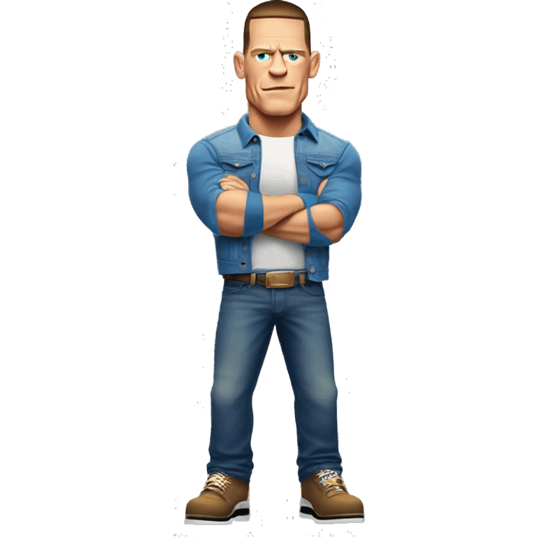 john cena wwe full body emoji