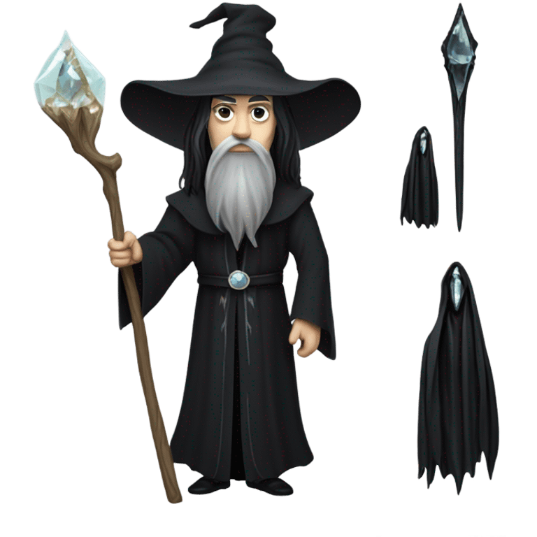 goth wizard emoji