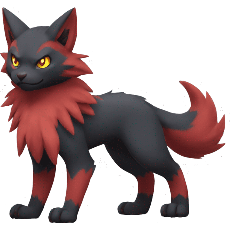 Litten-Zoroark full body emoji