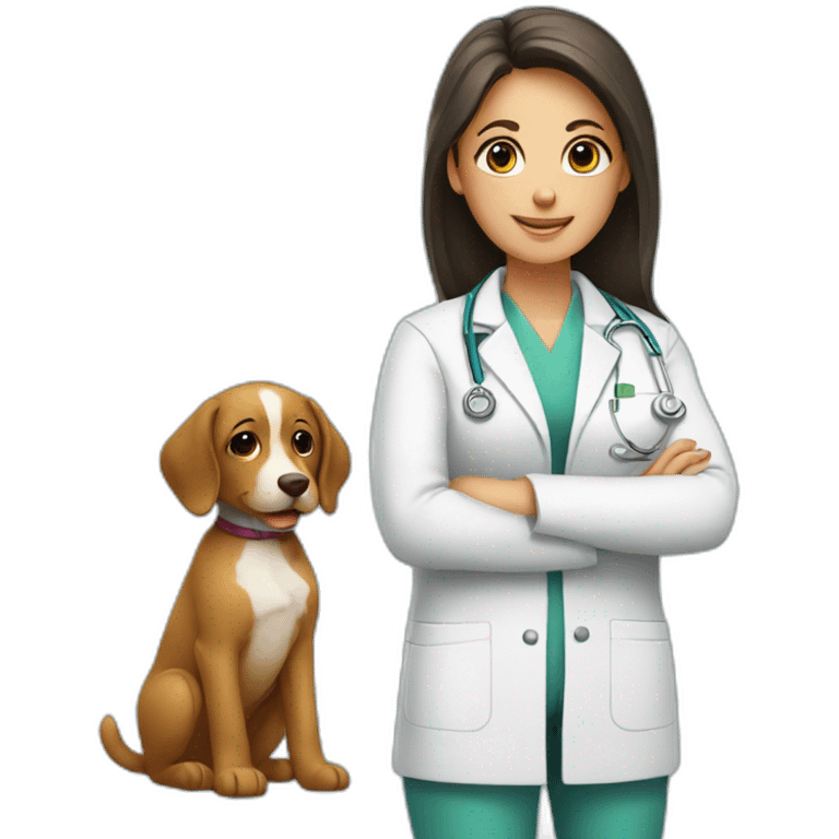 Veterinarian girl emoji