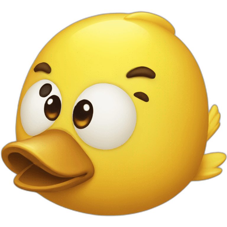 patito de goma amarillo emoji