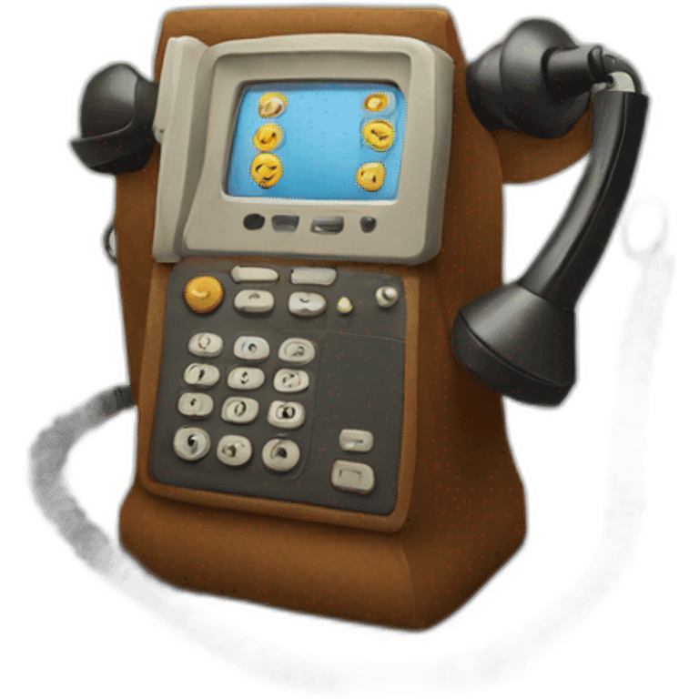 old phone tube emoji