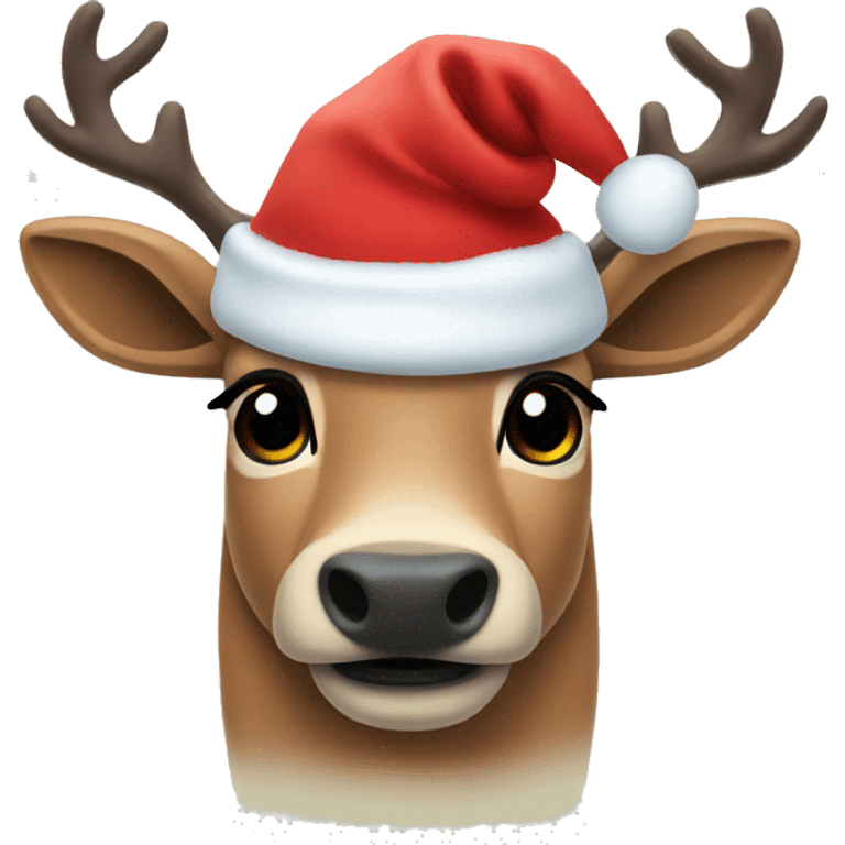 christmas raindear emoji