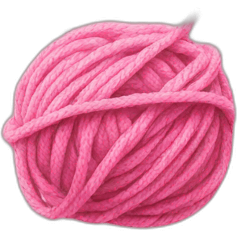 Pink string emoji