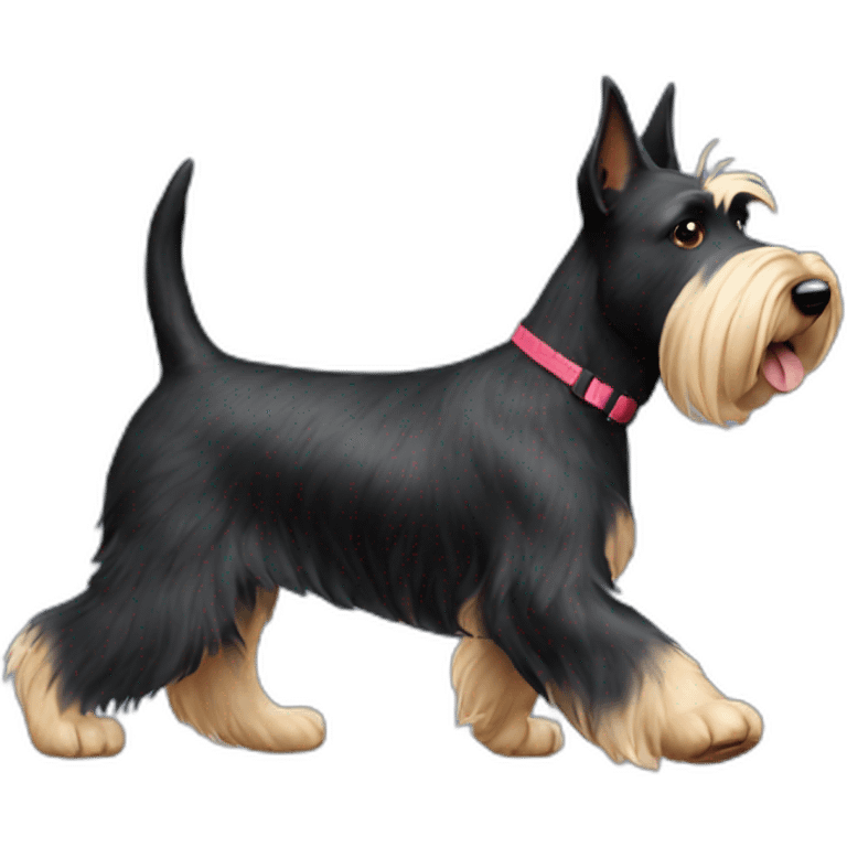 scottish-terrier-dog-walking emoji