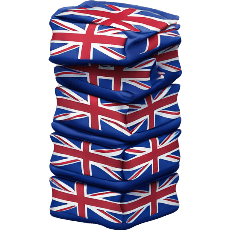 stack of british flags emoji