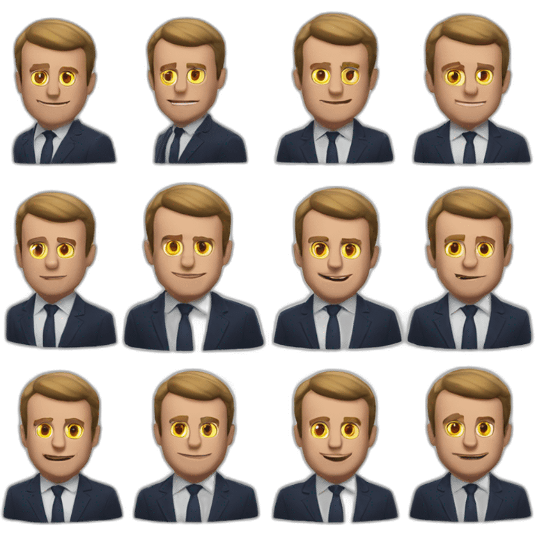 Emmanuel Macron fortnite  emoji