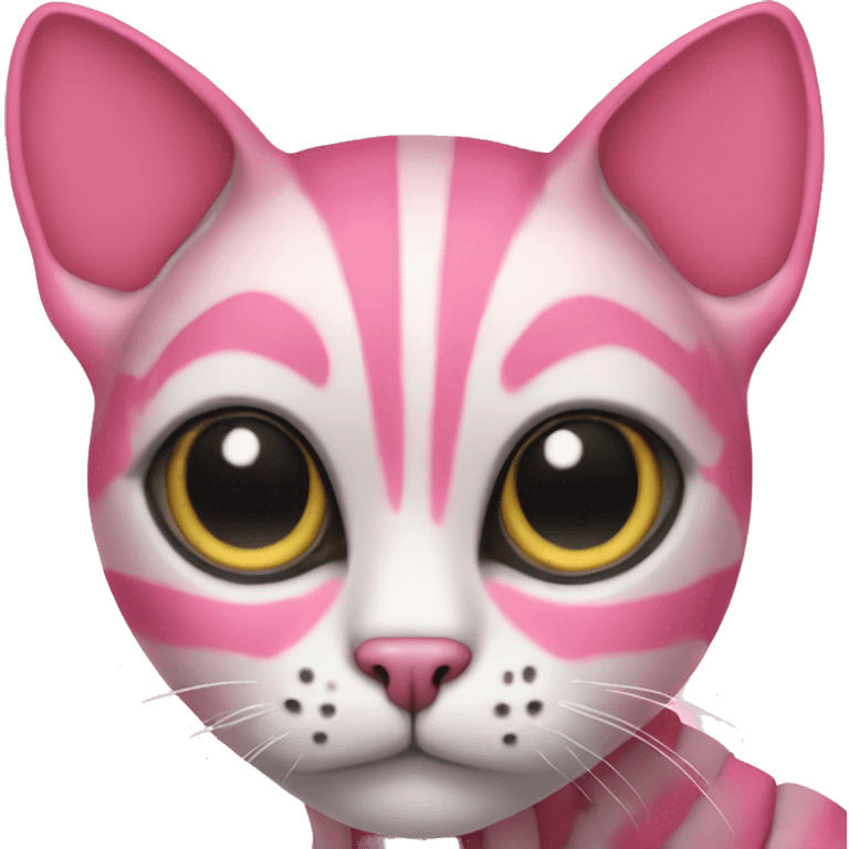 cat’s pink skeleton emoji