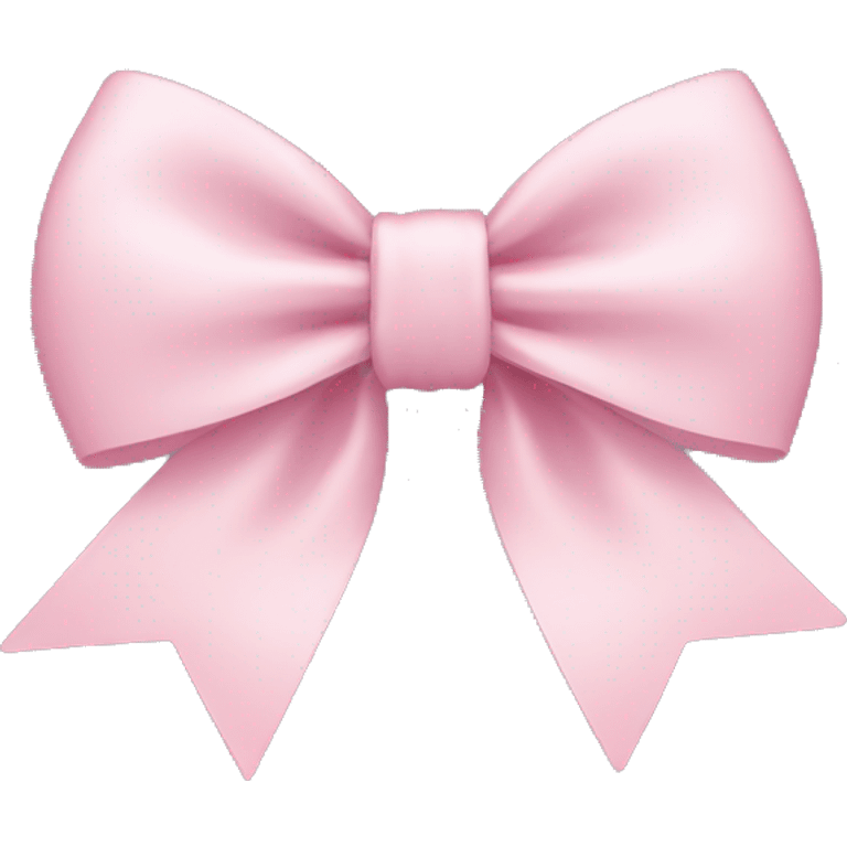 light pink bow emoji