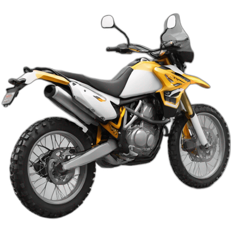 Enduro motorbike emoji