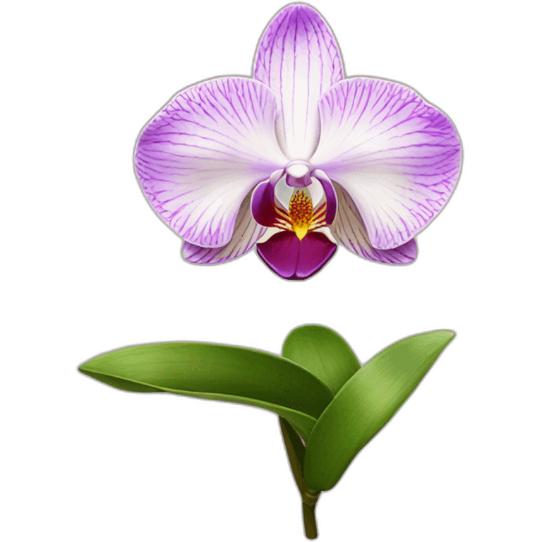 Orchidea flor emoji