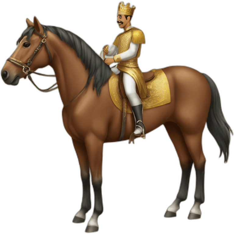 King of morocco do horse emoji