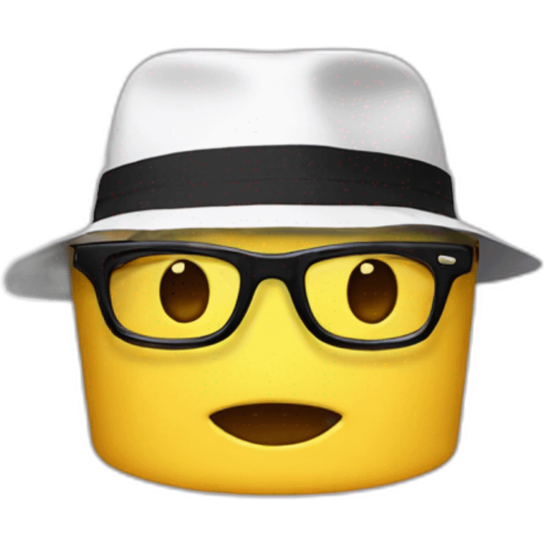 glasses-singaporean-bucket-hat-weird emoji