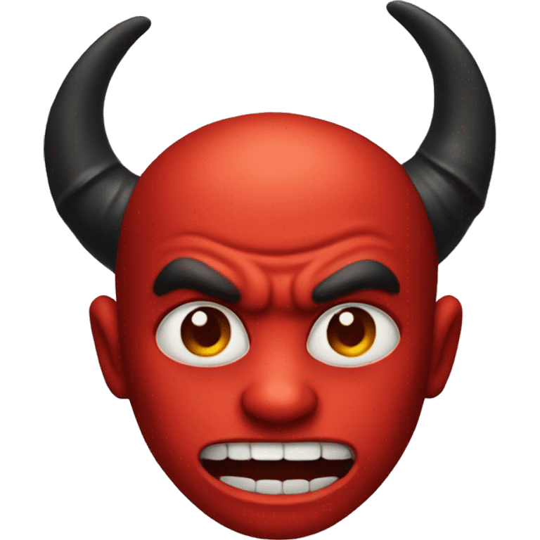 A devil emoji