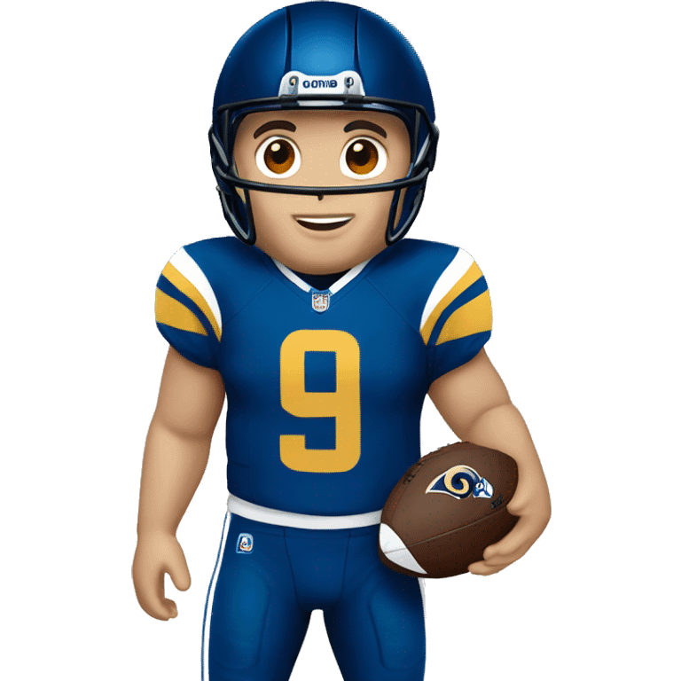 Matthew Stafford with Rams jersey  emoji