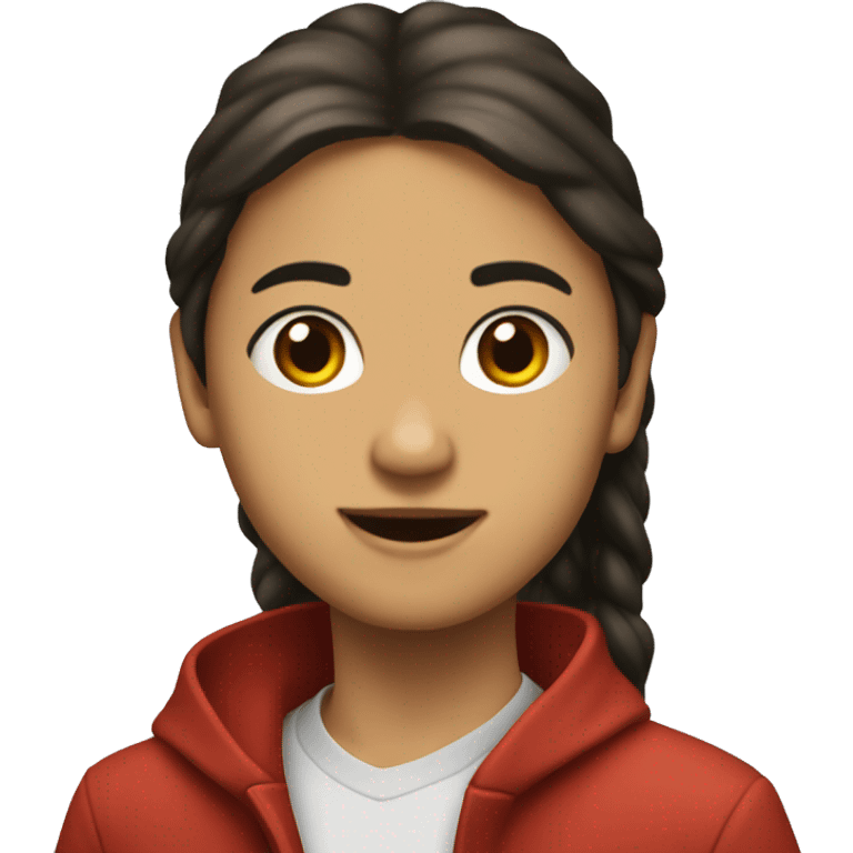 Young Miko peliroja emoji